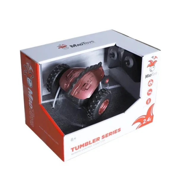 Mad Toys - Tumbler Series Remote Control Stunt Car - Insane Pink & Black - 376876-T